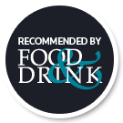 Recommended by food drink logo